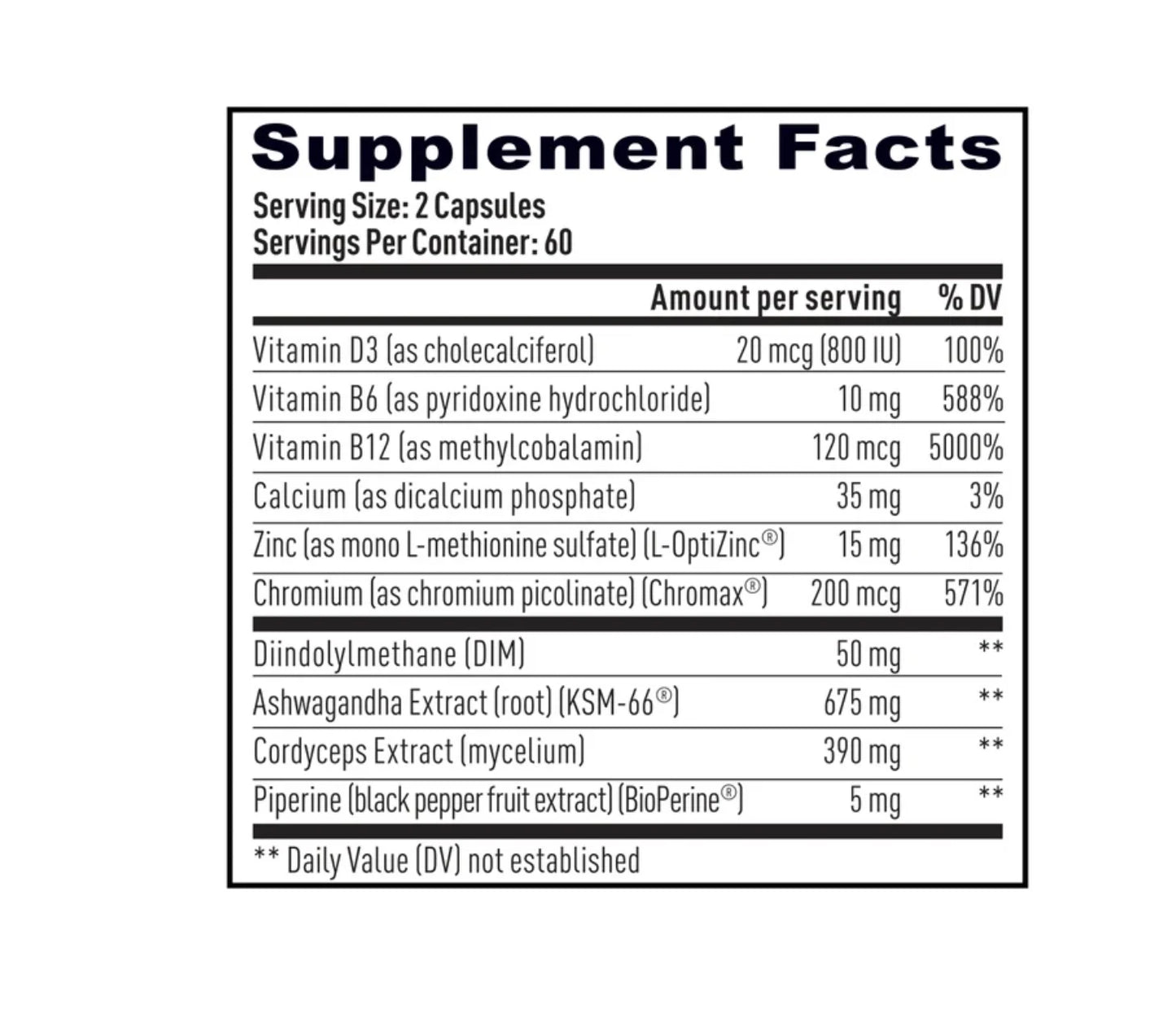 Weider Prime Men Vitality Energy Stamina Support 120 Ct