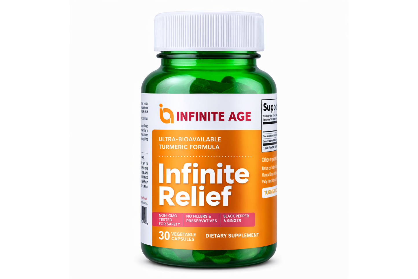 INFINITE AGE 1250mg Sea Moss Advanced Superfood, High-Potency, Vegan - 60 Count