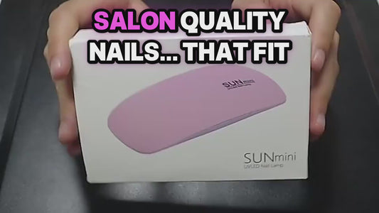 SUNmini 6W Portable LED UV Nail Lamp – USB Gel Polish Curing Light for Travel & Home