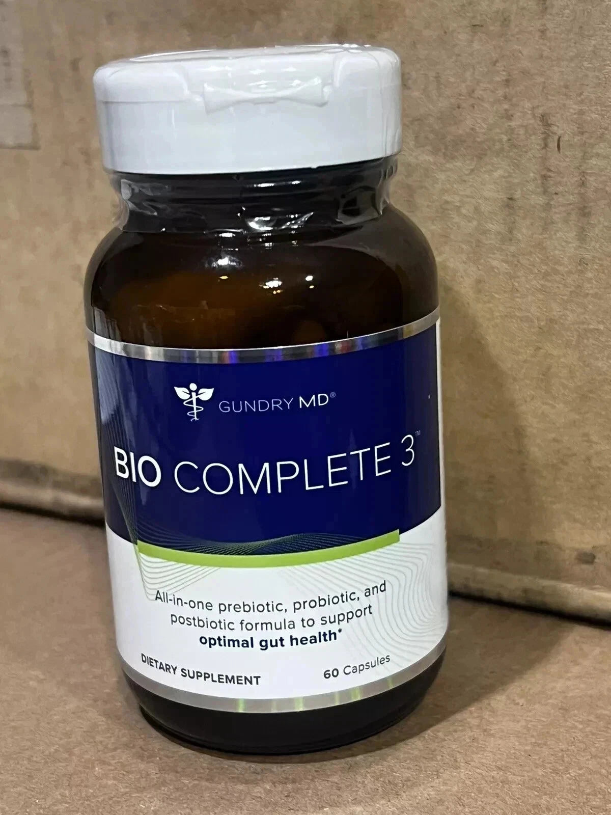 Gundry BIO Complete 3 - 60 Capsules Optimal Gut Health Sealed