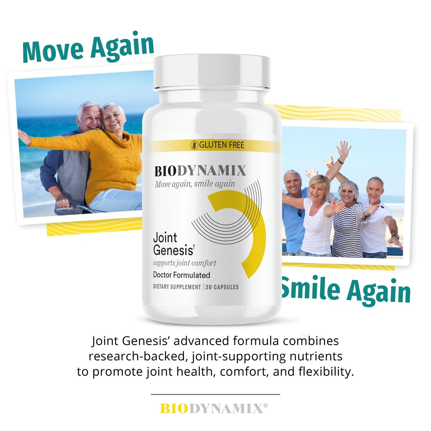 Joint Genesis BioDynamix - Advanced Joint Support Supplement - 30 Capsules