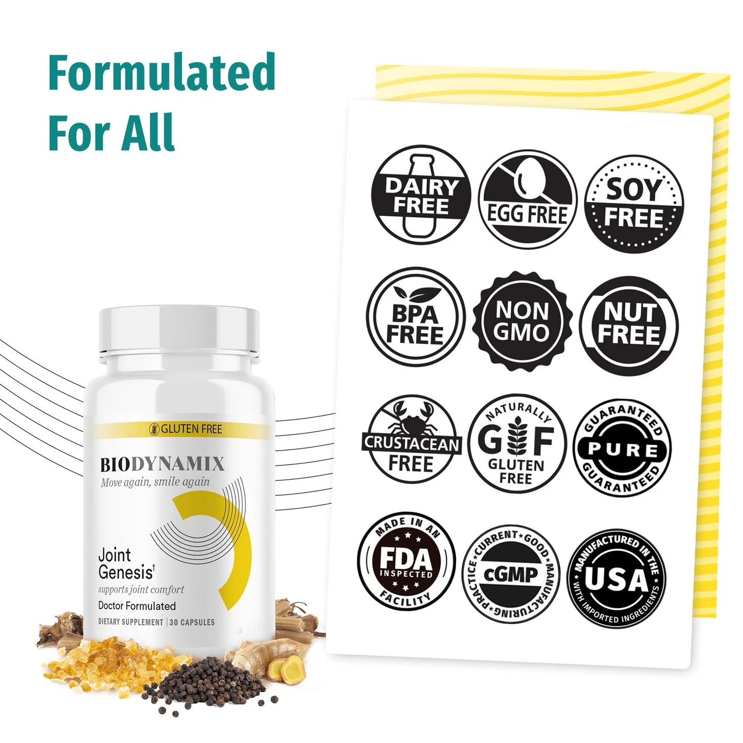 Joint Genesis BioDynamix - Advanced Joint Support Supplement - 30 Capsules